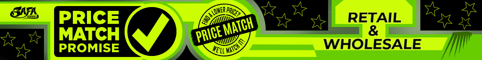We Price Match!